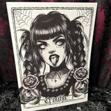 Trouble A4 Print - Art By Rose Demon