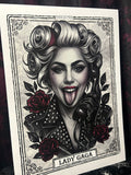 Lady Gaga A3 Print - Art By Rose Demon