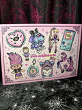 RD Take Me Back To The 90's (Pink Version) A3 Print - Art By Rose Demon