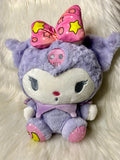 25cm Plushie Kuromi Purple