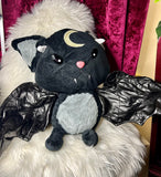 Sky Puppy Plushie (Bat) - large - black