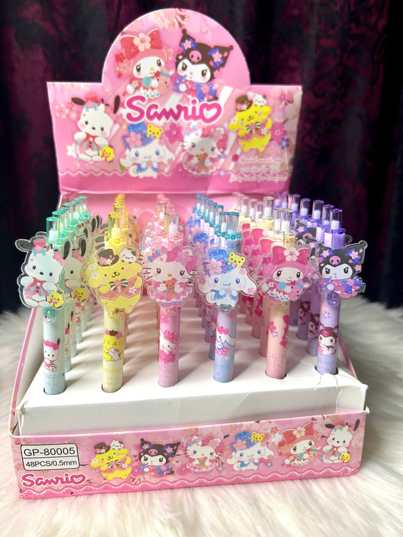 Sanrio Stationary - 0.5 Black Gel Pen (6 choices)