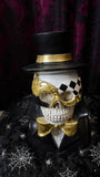 Male Skull Bust with Mask 30cm