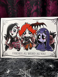 RD Ruby Gloom A4 Print - Art By Rose Demon