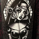 Naughty Nun Mini Scroll - Art By Rose Demon