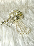 Opulence Hair Clip White