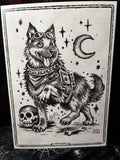 RD Fallout Dogmeat A4 Print - Art By Rose Demon
