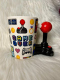 Retro Gamer 3D Joystick Handle Mug