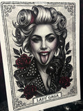 Lady Gaga A3 Print - Art By Rose Demon