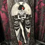 Moth Lady Mini Scroll - Art By Rose Demon