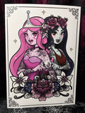 RD Princess Bubblegum & Marceline Fanart A4 Print - Art By Rose Demon
