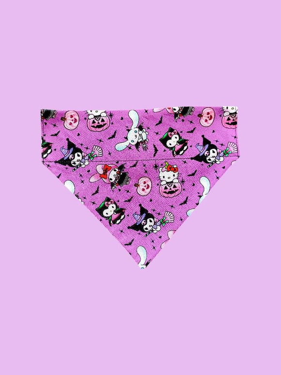 TSDC Betty Boo's Pet Accessories Bandanas - Kuromi Purple