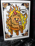 RD This is Fine A4 Print - Art By Rose Demon