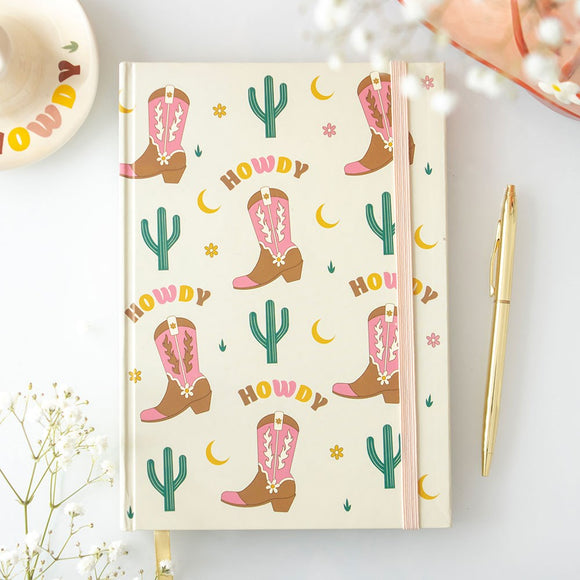 Cowboy Note Book A5 with Sticker Sheet