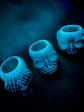 See, Speak & Hear no evil - Candle Holders (set) Glow in the Dark