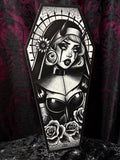 RD Naughty Nun coffin cutout - Art By Rose Demon