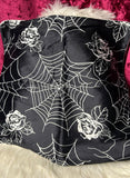 Spider Web & Roses - cushion cover