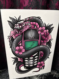 RD Nokia Snake A4 Print - Art By Rose Demon