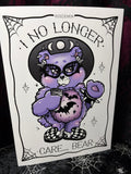 RD No Longer Care Bear A4 Print - Art By Rose Demon