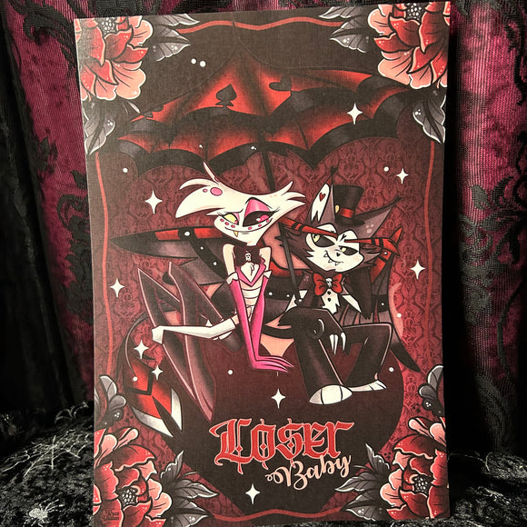Hazbin Hotel - Loser Baby A4 Print - Art By Rose Demon