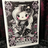 Goth is Cute A4 Print - Art By Rose Demon