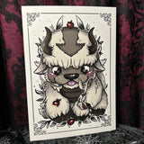 Appa A4 Print - Art By Rose Demon
