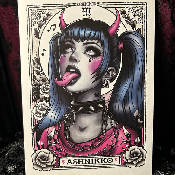Ashnikko A4 Print - Art By Rose Demon
