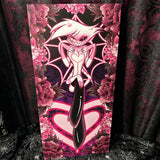 Hazbin Hotel - Angel Dust Mini Scroll - Art By Rose Demon