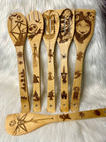 Nightmare Before Christmas - Bamboo wooden spoon set