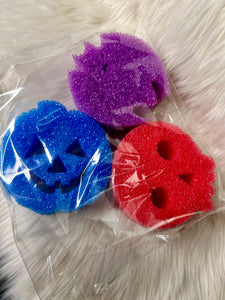 Scrubber sponge - spooky trio