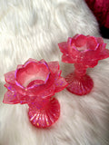 Deluxe Lotus Candle Holders (pair)