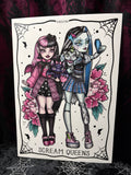 RD Scream Queens A4 Print - Art By Rose Demon