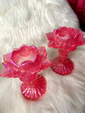 Deluxe Lotus Candle Holders (pair)