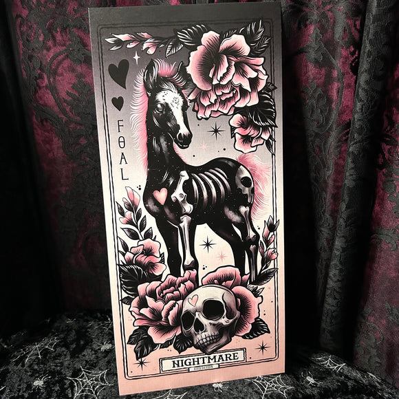 Nightmare Mini Scroll - Art By Rose Demon