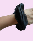 TSDC Stash Scrunchie Mini - 12cm - Satin Black