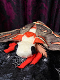 Moth Plush - orange and black
