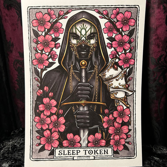 Sleep Token A4 Print - Art By Rose Demon