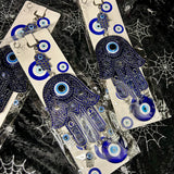 Hamsa Hand with Evil Eye Blue 28cm