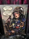 RD Fallout Need More Junk A3 Print - Art By Rose Demon