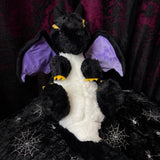 Cuddly Black Plush Dragon