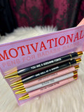 5pce Pen Set - Motivational Pens for Badass Babes