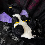 Cuddly Black Plush Dragon