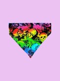 TSDC Betty Boo's Pet Accessories Bandanas - Rainbow Skulls