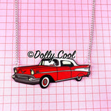 Dolly Cool - 50s Red Chevy Bel Air Necklace