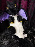 Cuddly Black Plush Dragon