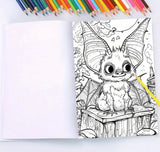 Coloring Book - The Secret Garden of Bat