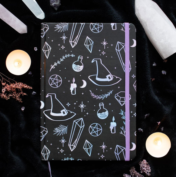 Crystal Witch Print A5 Note Book