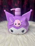 Hand Soap Dispenser - Kuromi Head Purple