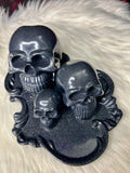Skull Home Decor Tray - Glow in the dark
