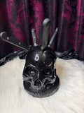 Skull Head Knife Block (with steak knives)